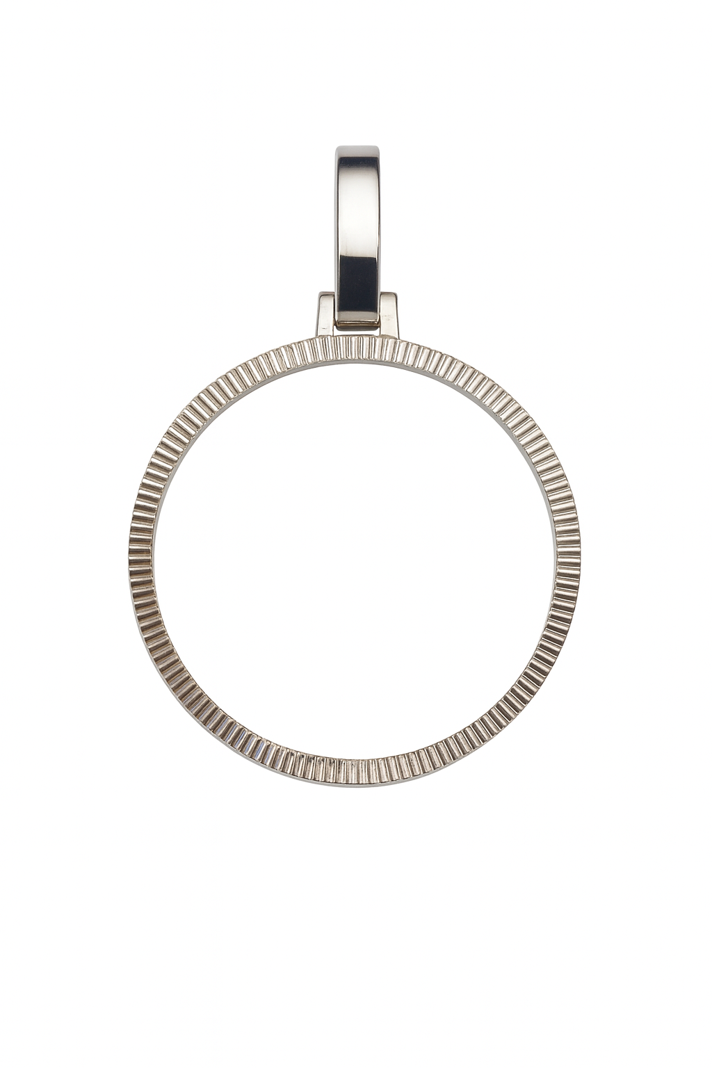925 Silver Round Coin Bezel Frame