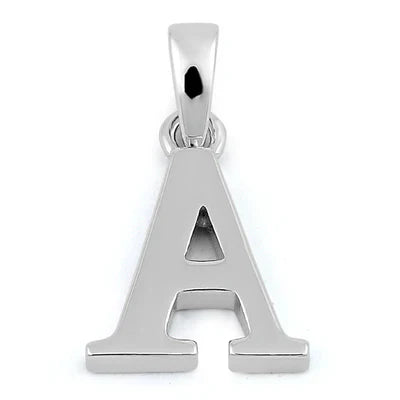 Silver Initial Pendants