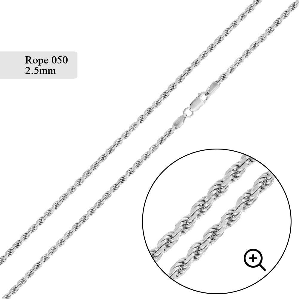 Rope 050 Chain or Bracelet 2.5mm