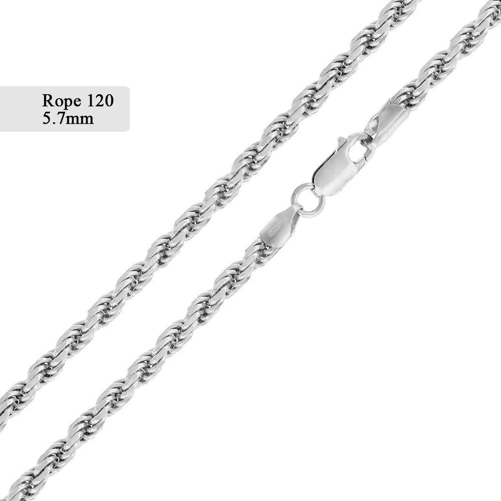 Rope 120 Chain or Bracelet 5.7mm