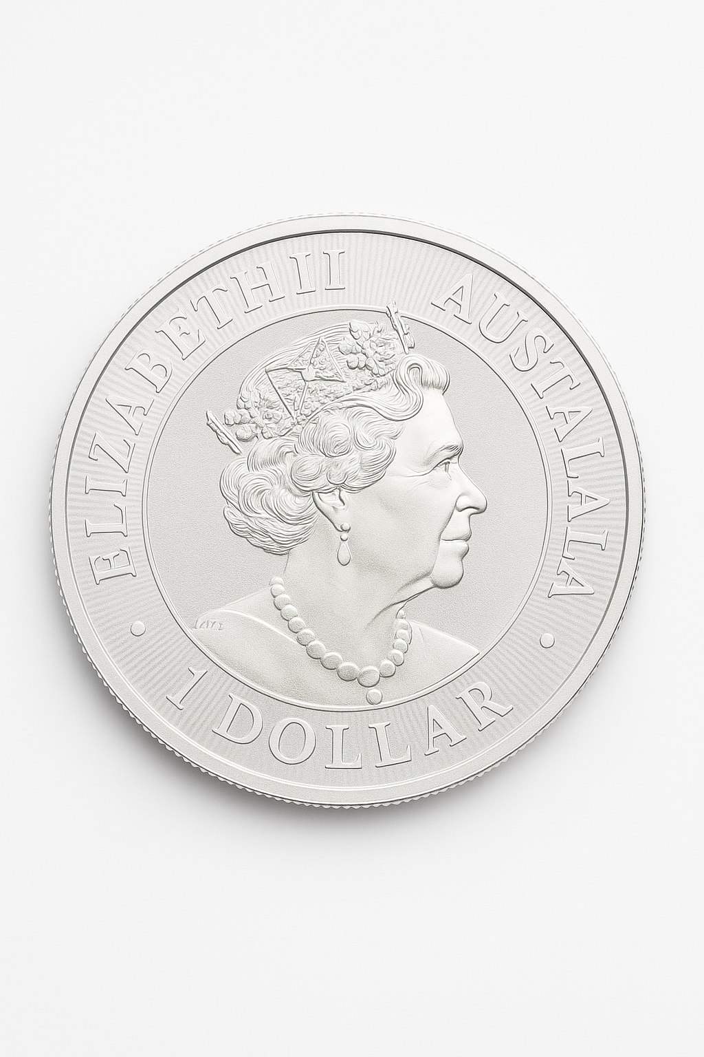Australia 1 Dollar Silver Coin Elizabeth II 1 oz Fine Silver