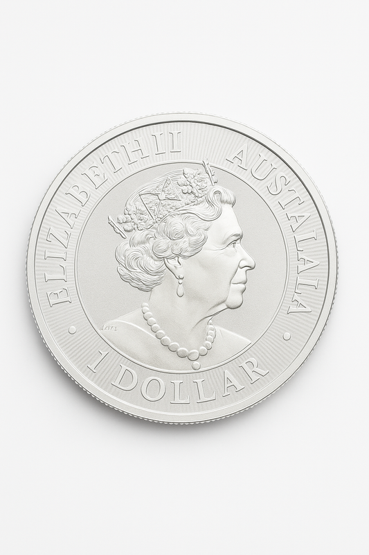 Australia 1 Dollar Silver Coin Elizabeth II 1 oz Fine Silver