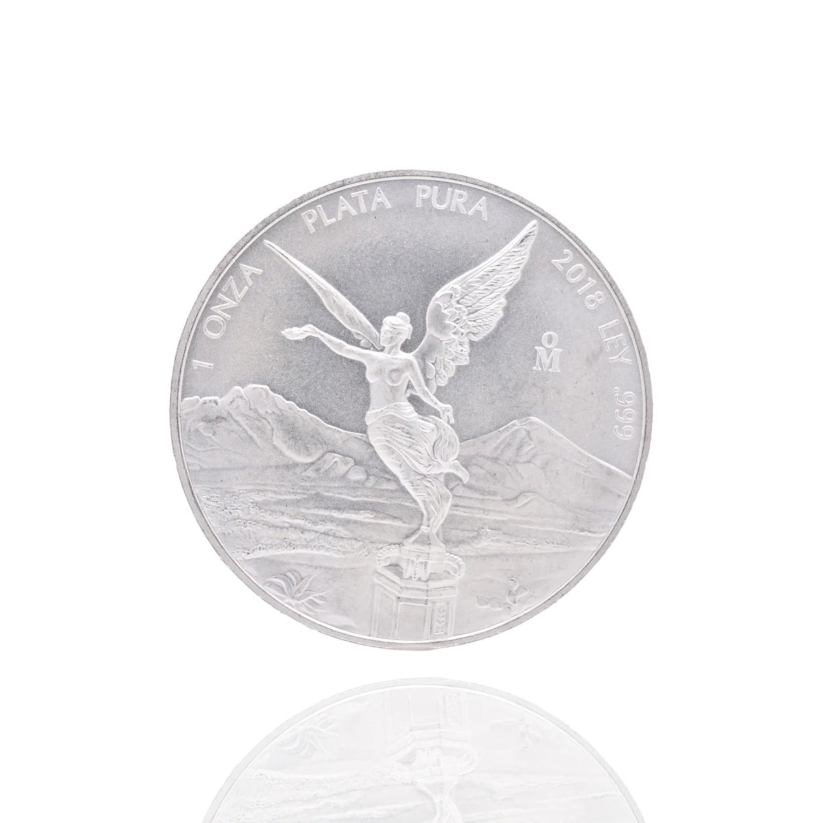 1 oz Plata Pura .999 Silver Coin 2018 Mexico Libertad