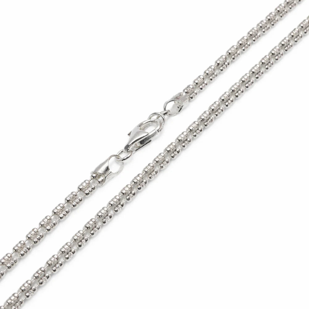 925 Sterling Silver Ice 3 Sided Diamond Cut 180 3.6mm Chain or Bracelet